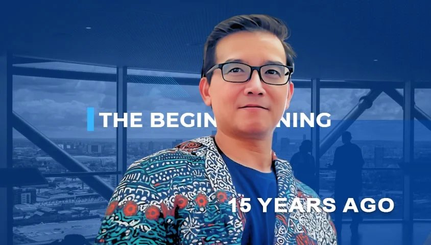 Richerd Ho building his first small business websites fifteen years ago